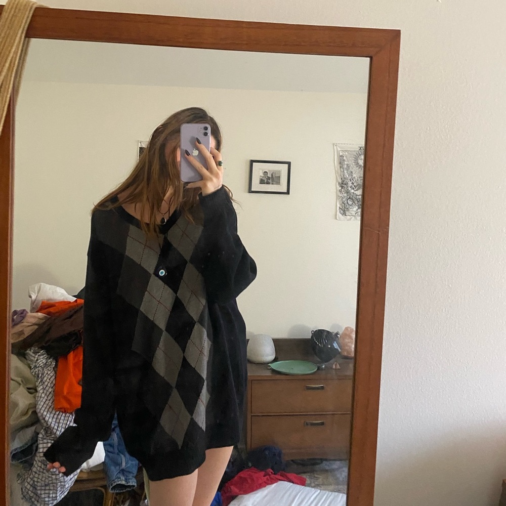 Vintage oversized grandpa sweater